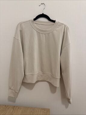 Lululemon Softsteme Pullover off White Size 6